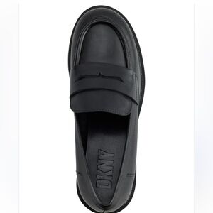 DKNY Black Loafers